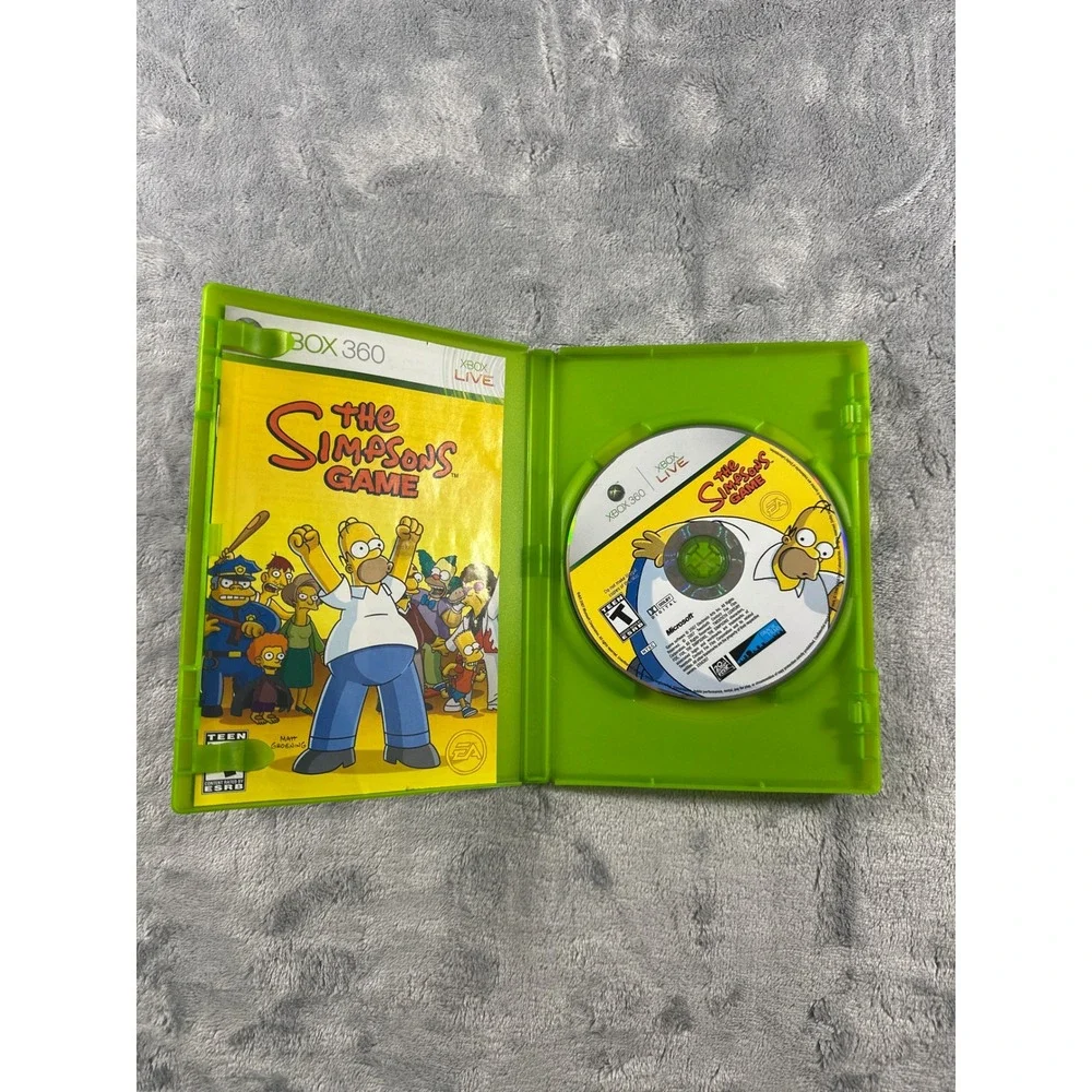 The Simpsons Game Xbox 360 Complete CIB Microsoft EA Action Adventure 2007